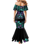 Personalised Hope Fight Suicide Prevention Awareness Family Matching Mermaid Dress and Hawaiian Shirt Aboriginal Motif
