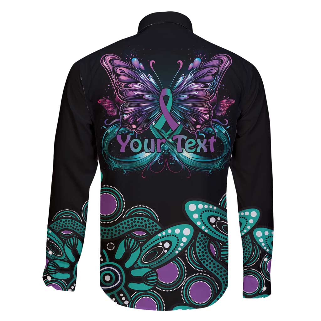 Personalised Hope Fight Suicide Prevention Awareness Family Matching Summer Maxi Dress and Hawaiian Shirt Aboriginal Motif