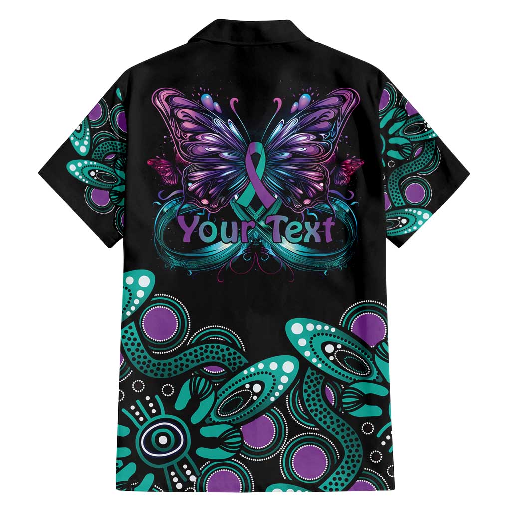 Personalised Hope Fight Suicide Prevention Awareness Family Matching Tank Maxi Dress and Hawaiian Shirt Aboriginal Motif