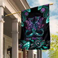Personalised Hope Fight Suicide Prevention Awareness Garden Flag Aboriginal Motif