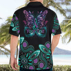 Personalised Hope Fight Suicide Prevention Awareness Hawaiian Shirt Aboriginal Motif