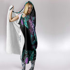 Personalised Hope Fight Suicide Prevention Awareness Hooded Blanket Aboriginal Motif