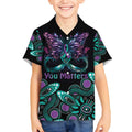 Personalised Hope Fight Suicide Prevention Awareness Kid Hawaiian Shirt Aboriginal Motif