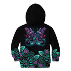 Personalised Hope Fight Suicide Prevention Awareness Kid Hoodie Aboriginal Motif