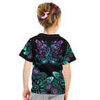 Personalised Hope Fight Suicide Prevention Awareness Kid T Shirt Aboriginal Motif