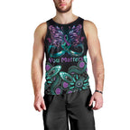 Personalised Hope Fight Suicide Prevention Awareness Men Tank Top Aboriginal Motif