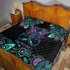 Personalised Hope Fight Suicide Prevention Awareness Quilt Aboriginal Motif