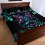 Personalised Hope Fight Suicide Prevention Awareness Quilt Bed Set Aboriginal Motif