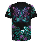 Personalised Hope Fight Suicide Prevention Awareness Rugby Jersey Aboriginal Motif