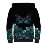 Personalised Hope Fight Suicide Prevention Awareness Sherpa Hoodie Aboriginal Motif