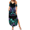 Personalised Hope Fight Suicide Prevention Awareness Summer Maxi Dress Aboriginal Motif