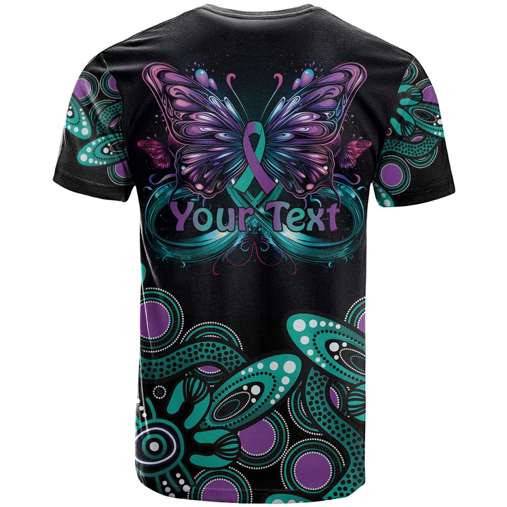 Personalised Hope Fight Suicide Prevention Awareness T Shirt Aboriginal Motif
