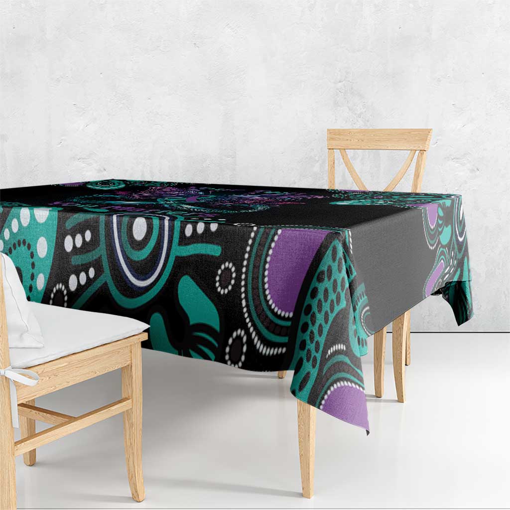Personalised Hope Fight Suicide Prevention Awareness Tablecloth Aboriginal Motif