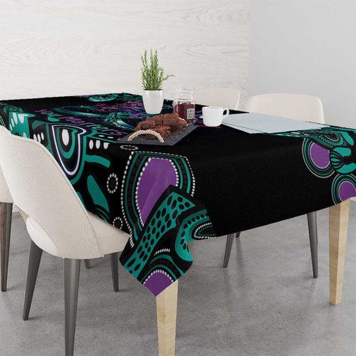 Personalised Hope Fight Suicide Prevention Awareness Tablecloth Aboriginal Motif