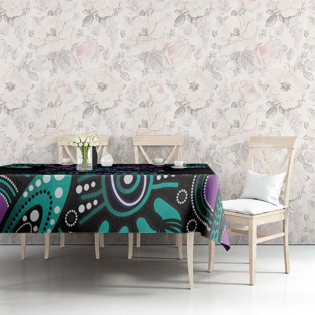 Personalised Hope Fight Suicide Prevention Awareness Tablecloth Aboriginal Motif