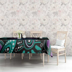 Personalised Hope Fight Suicide Prevention Awareness Tablecloth Aboriginal Motif
