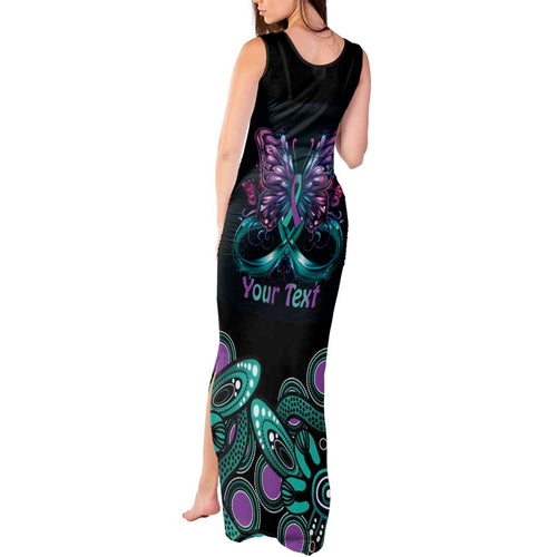 Personalised Hope Fight Suicide Prevention Awareness Tank Maxi Dress Aboriginal Motif