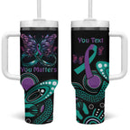 Personalised Hope Fight Suicide Prevention Awareness Tumbler With Handle Aboriginal Motif