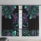Personalised Hope Fight Suicide Prevention Awareness Window Curtain Aboriginal Motif