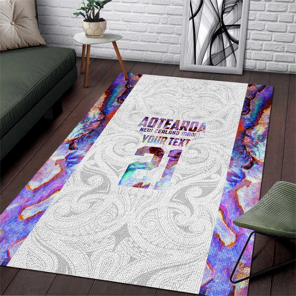 Custom New Zealand Aotearoa Area Rug Pink Maori Paua Shell Indigenous - Aussie Hoodie