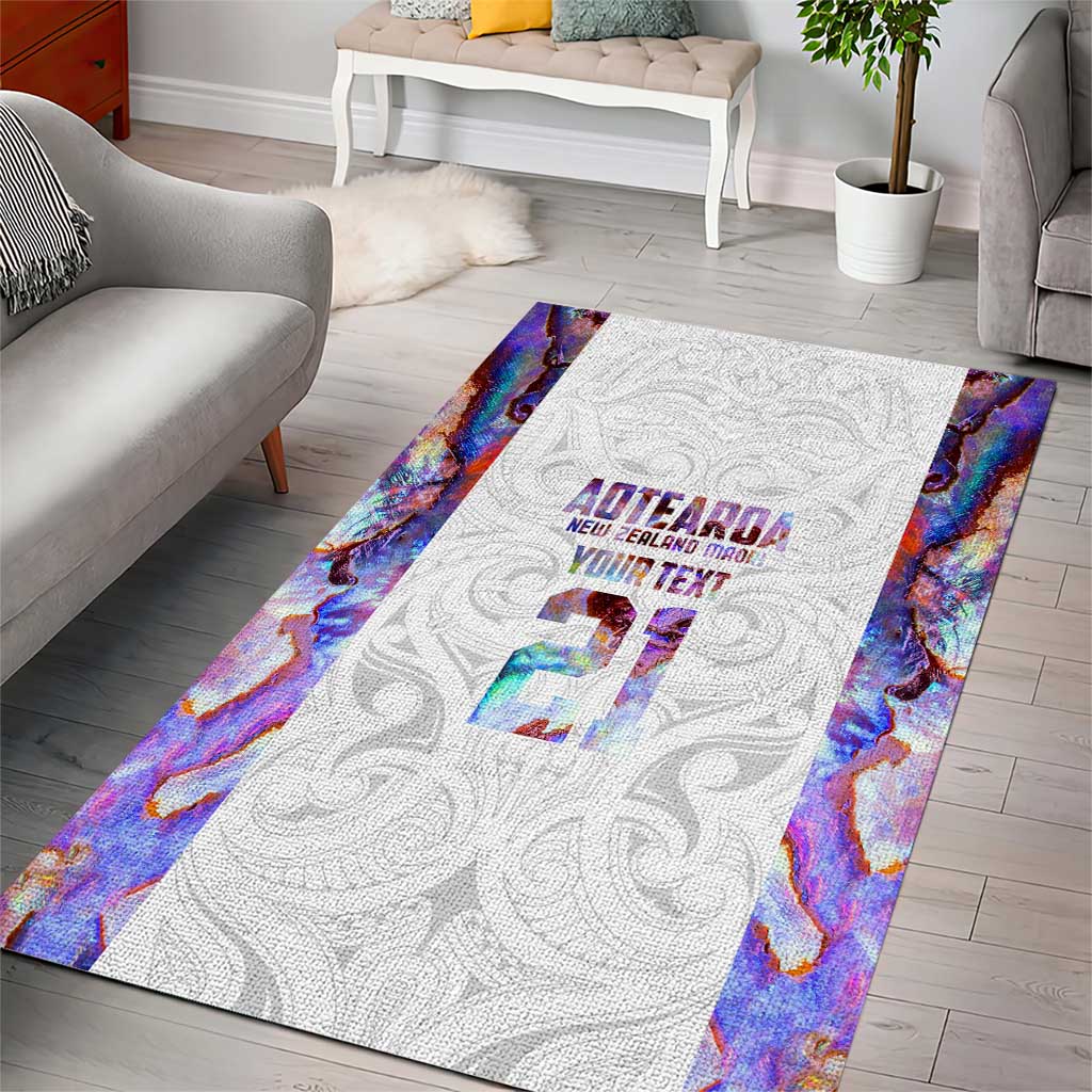 Custom New Zealand Aotearoa Area Rug Pink Maori Paua Shell Indigenous - Aussie Hoodie