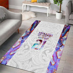 Custom New Zealand Aotearoa Area Rug Pink Maori Paua Shell Indigenous - Aussie Hoodie