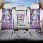 Custom New Zealand Aotearoa Back Car Seat Cover Pink Maori Paua Shell Indigenous - Aussie Hoodie