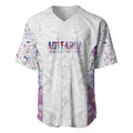 Custom New Zealand Aotearoa Baseball Jersey Pink Maori Paua Shell Indigenous - Aussie Hoodie