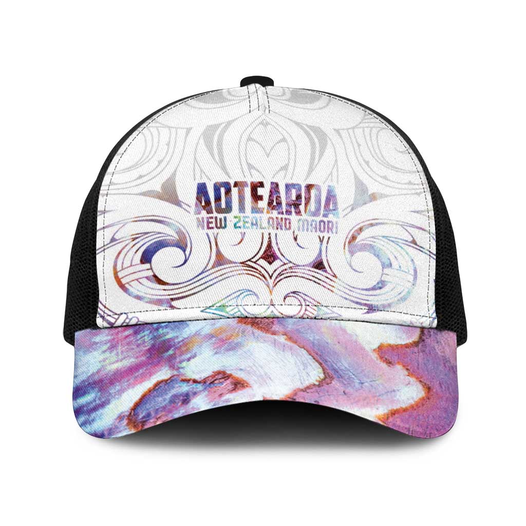New Zealand Aotearoa Baseball Net Cap Pink Maori Papua Shell Indigenous - Aussie Hoodie