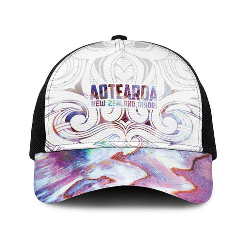 New Zealand Aotearoa Baseball Net Cap Pink Maori Papua Shell Indigenous - Aussie Hoodie