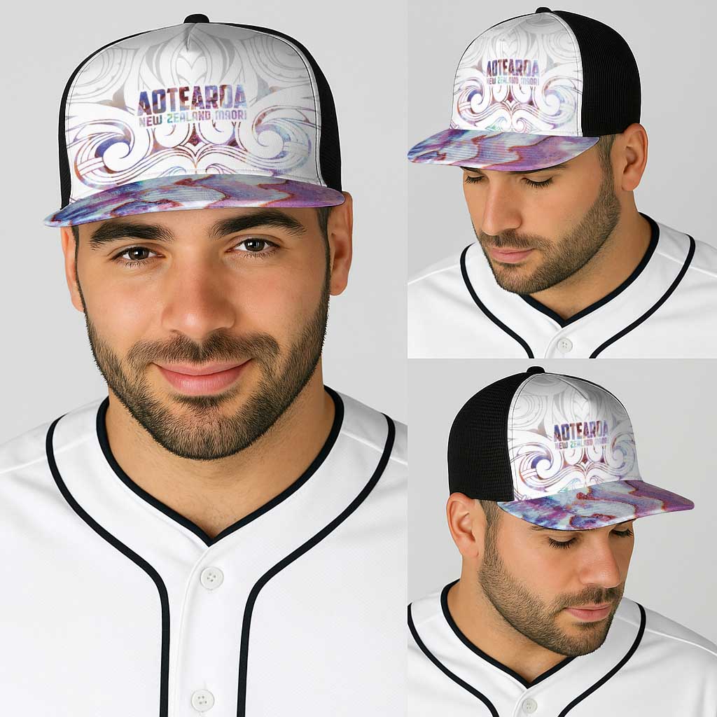 New Zealand Aotearoa Baseball Net Cap Pink Maori Papua Shell Indigenous - Aussie Hoodie