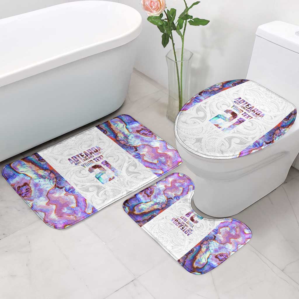 Custom New Zealand Aotearoa Bathroom Set Pink Maori Paua Shell Indigenous - Aussie Hoodie