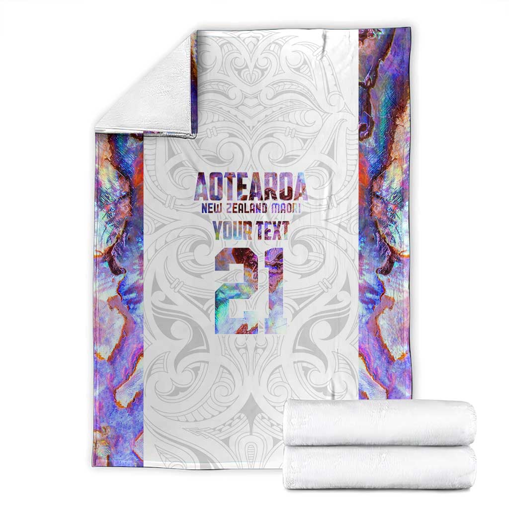 Custom New Zealand Aotearoa Blanket Pink Maori Paua Shell Indigenous - Aussie Hoodie