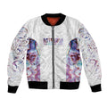 Custom New Zealand Aotearoa Bomber Jacket Pink Maori Paua Shell Indigenous - Aussie Hoodie