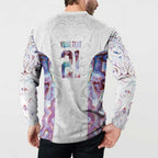 Custom New Zealand Aotearoa Button Sweatshirt Pink Maori Paua Shell Indigenous - Aussie Hoodie