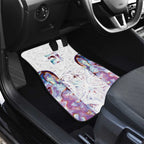 Custom New Zealand Aotearoa Car Mats Pink Maori Paua Shell Indigenous - Aussie Hoodie