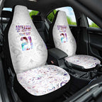 Custom New Zealand Aotearoa Car Seat Cover Pink Maori Paua Shell Indigenous - Aussie Hoodie