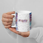 Custom New Zealand Aotearoa Ceramic Mug Pink Maori Paua Shell Indigenous - Aussie Hoodie