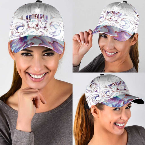 New Zealand Aotearoa Classic Cap Pink Maori Papua Shell Indigenous - Aussie Hoodie