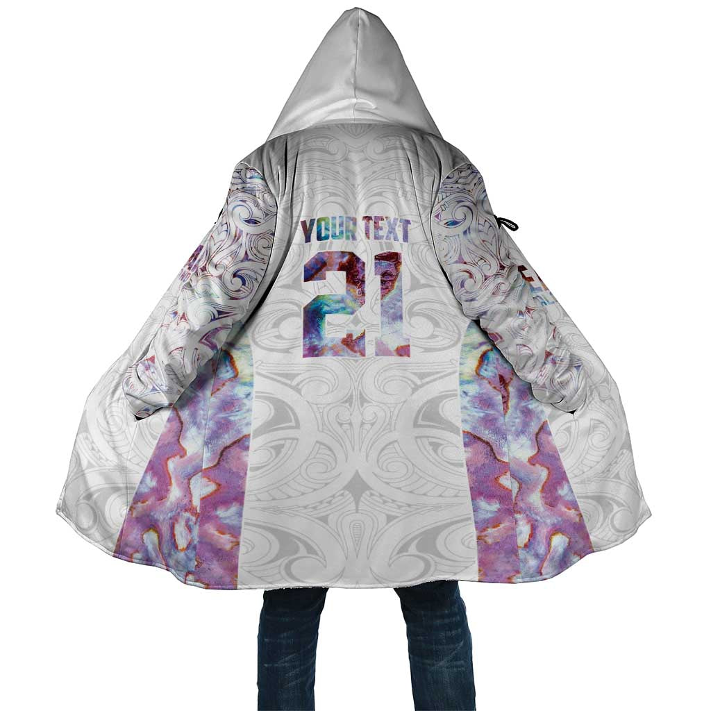 Custom New Zealand Aotearoa Cloak Pink Maori Paua Shell Indigenous - Aussie Hoodie