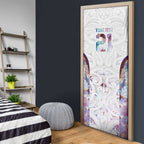 Custom New Zealand Aotearoa Door Cover Pink Maori Paua Shell Indigenous - Aussie Hoodie