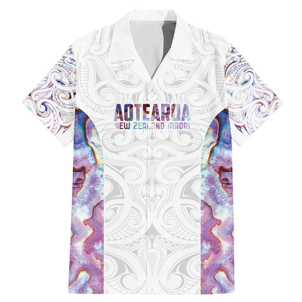 Custom New Zealand Aotearoa Family Matching Mermaid Dress and Hawaiian Shirt Pink Maori Paua Shell Indigenous - Aussie Hoodie
