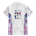 Custom New Zealand Aotearoa Family Matching Mermaid Dress and Hawaiian Shirt Pink Maori Paua Shell Indigenous - Aussie Hoodie