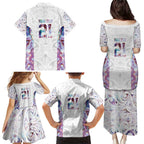 Custom New Zealand Aotearoa Family Matching Puletasi and Hawaiian Shirt Pink Maori Paua Shell Indigenous - Aussie Hoodie
