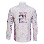 Custom New Zealand Aotearoa Family Matching Puletasi and Hawaiian Shirt Pink Maori Paua Shell Indigenous - Aussie Hoodie