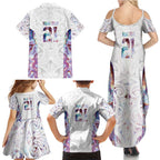 Custom New Zealand Aotearoa Family Matching Summer Maxi Dress and Hawaiian Shirt Pink Maori Paua Shell Indigenous - Aussie Hoodie