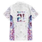 Custom New Zealand Aotearoa Hawaiian Shirt Pink Maori Paua Shell Indigenous - Aussie Hoodie