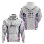 Custom New Zealand Aotearoa Hoodie Pink Maori Paua Shell Indigenous - Aussie Hoodie