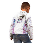 Custom New Zealand Aotearoa Kid Hoodie Pink Maori Paua Shell Indigenous - Aussie Hoodie