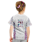 Custom New Zealand Aotearoa Kid T Shirt Pink Maori Paua Shell Indigenous - Aussie Hoodie